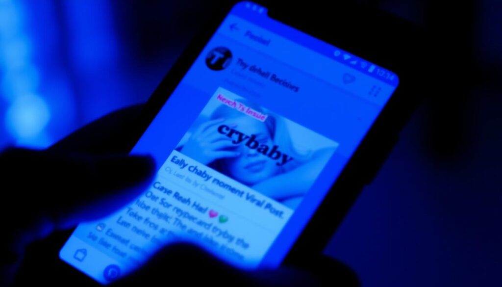 CRYBABY viral di media sosial CRYBABY viral di media sosial