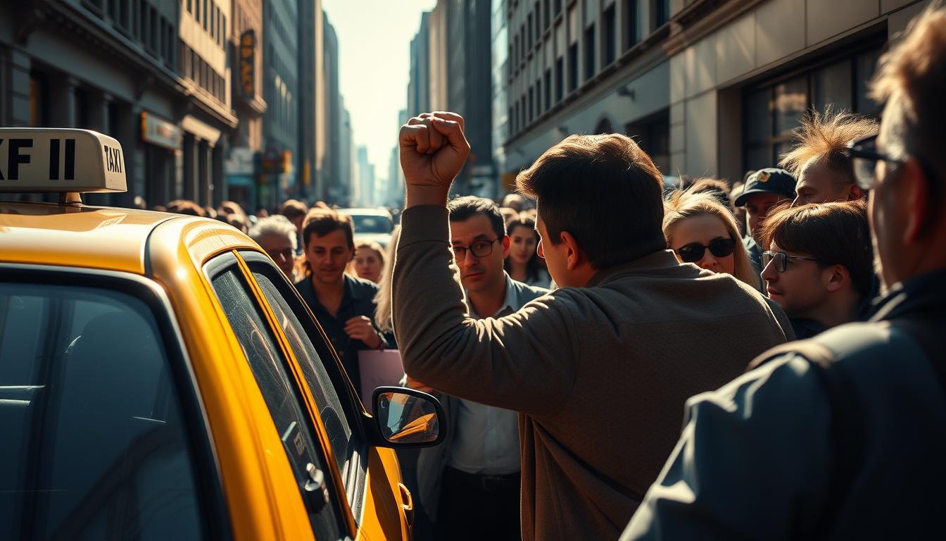 pemukulan supir taksi